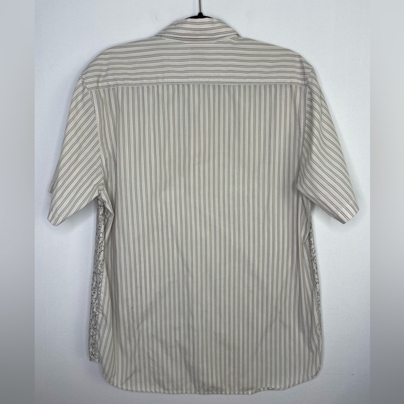 VOLCOM mix print floral skateboard buttons blouse - Picture 8 of 8